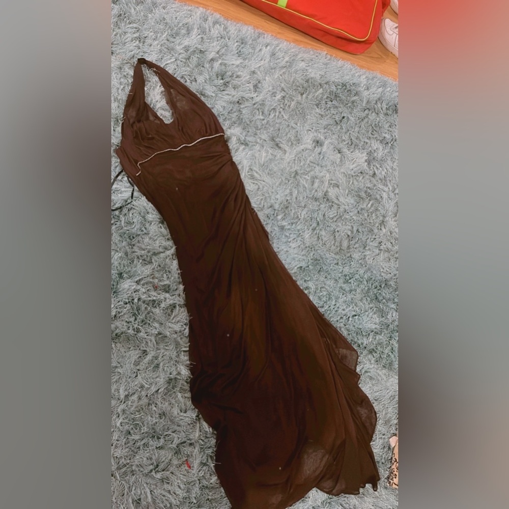 Wedding or Event Gala brown dress